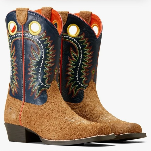 Ariat Unisex Kids' Derby Monroe Western Boot - Picture 1 of 10